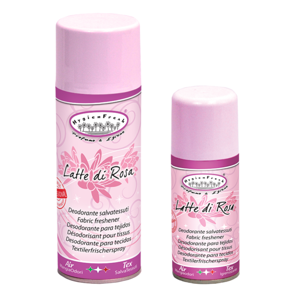 Latte Di Rosa 400 ml. Deospray Tex & Air