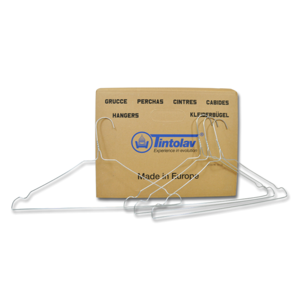 Riidepuud traadist (tsingitud) 500 tk kastis. Standard hangers