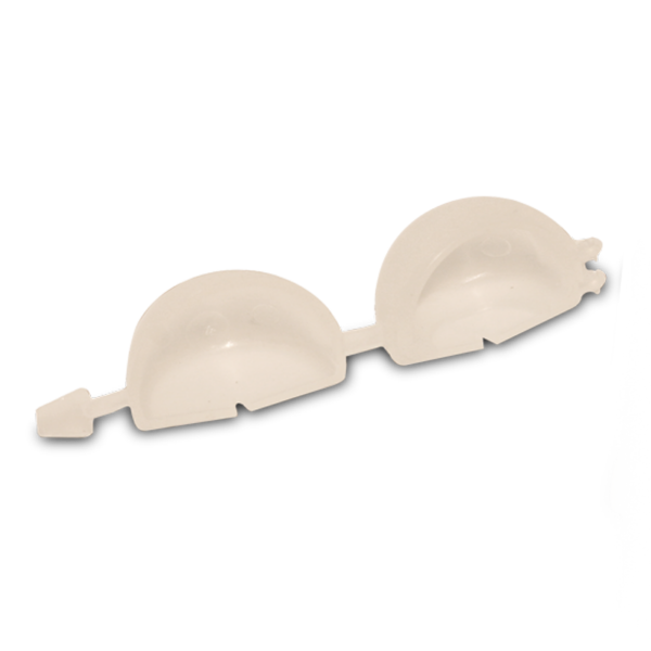 Plastikust nööbikaitsmed 20 tk.