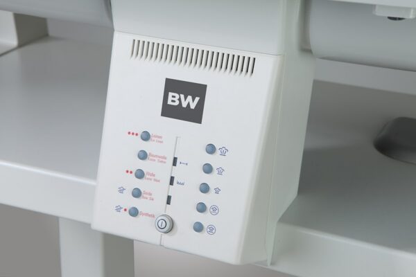 Triikimiskalander L850 D160mm; 220V/50Hz 3,3kW; kiirus 1-3m/min,  jääkniiskus 10-15% tootlikkus 12-15kg/h; auru funktsioon, veepaak 0,9L; 940x400x1050 - Image 2